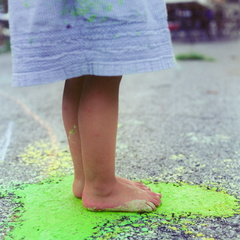 Green feet